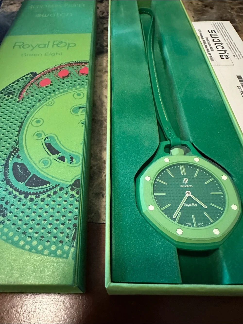 Audemars Piguet x Swatch Royal Pop Green Eight Watch